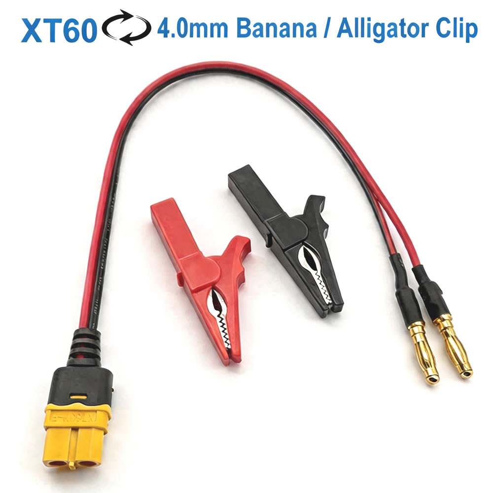 Drone Smart Rc - 2-in-1 XT60-Stecker auf 4.0 Bananenstecker Adapterkabel