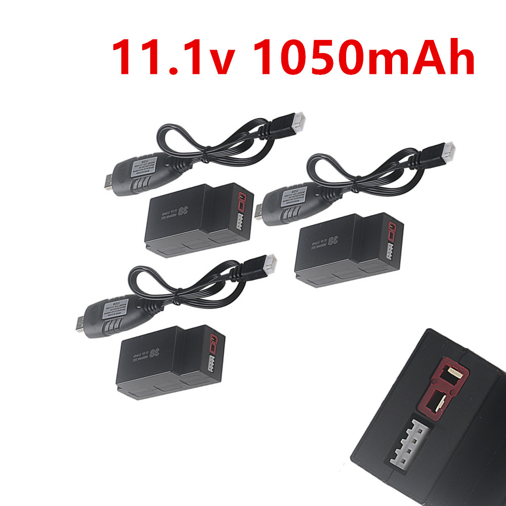 Lipo Battery Charger - 3s 11,1 V 1050 mAh wiederaufladbarer