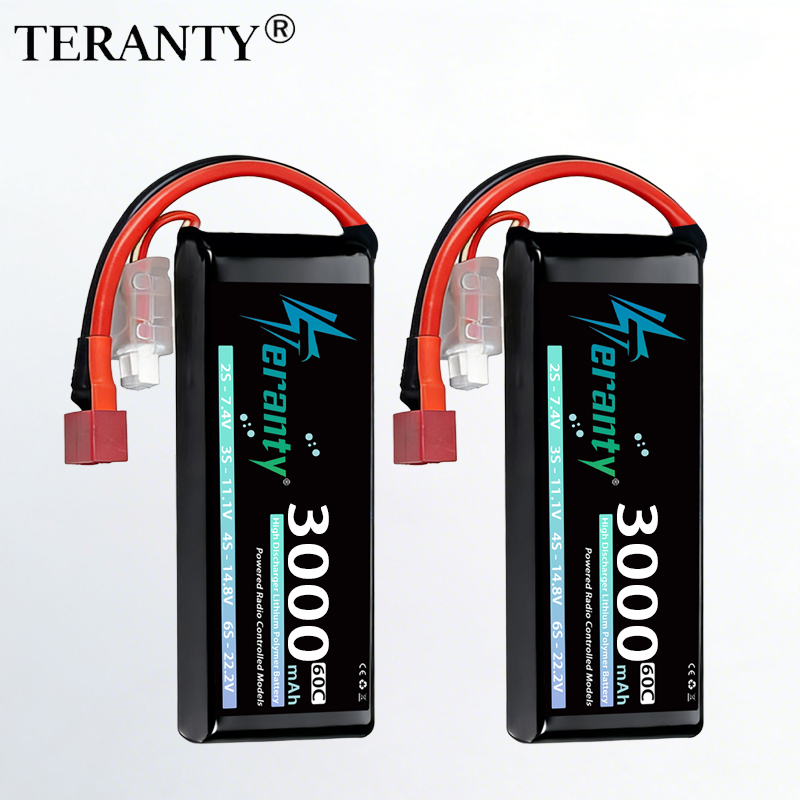 Drone Rc Link - TERANTY 2S 3000mAh Lipo-Akku 7,4V 60C