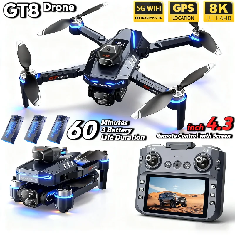 Drone Gt8 Rc - HEIßER Für LSRC GT8 Drone 4K