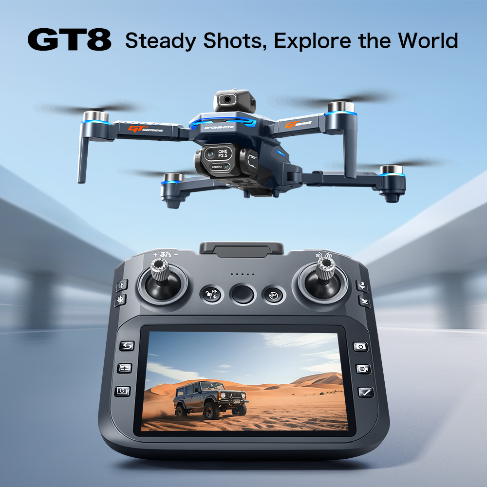 Drone Gt8 Rc - KBDFA GT8 Drohne 6K HD Dual