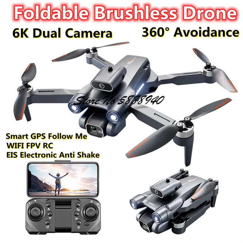 Drone S1S Rc Quadcopter - 6K Optischer Fluss Bürstenlose Faltbare Ferngesteuerte