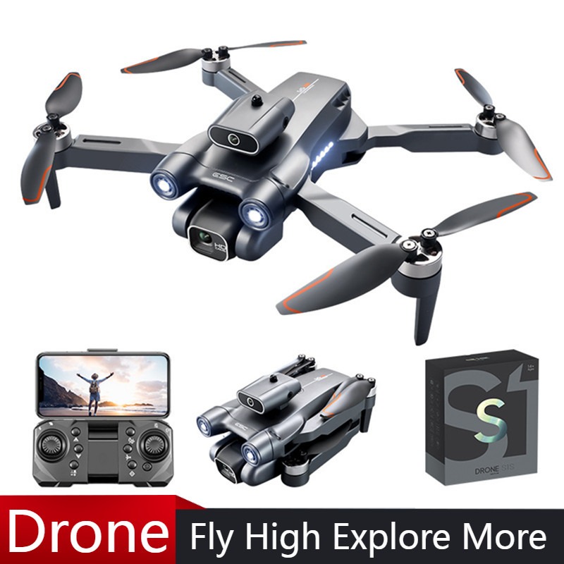 Drone S1S Rc Quadcopter - Mini-Drohne S1S RC-Drohne, professionelle 6K-Luftbildkamera, Dual-Objektiv,
