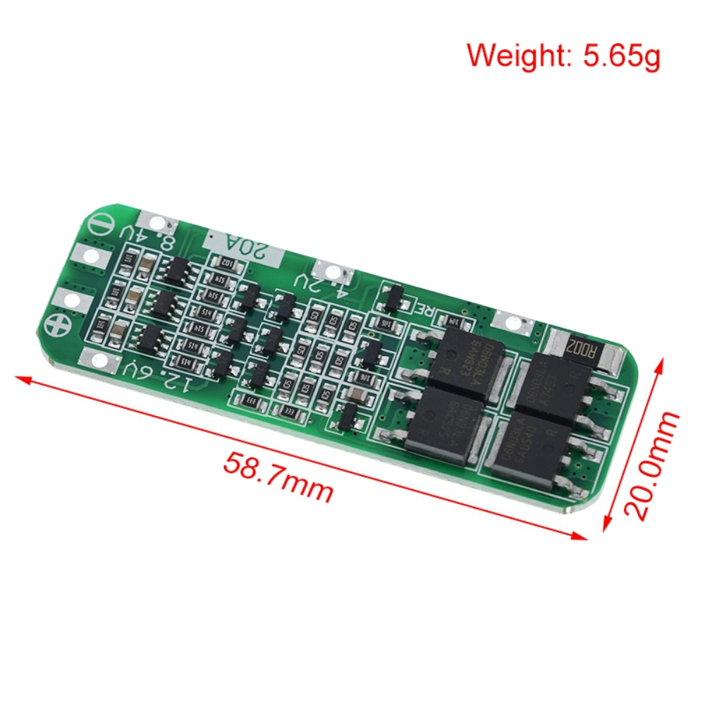 Lipo Battery Charger - 3S 20A Li-Ion Lithium Batterie 18650