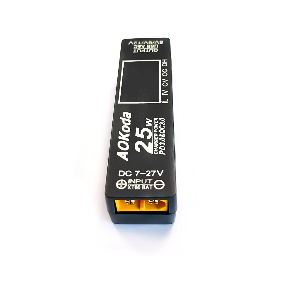 Lipo Battery Charger - AOKoda XT60 zu PD3.0 Lipo-Akku Schnellladegerät