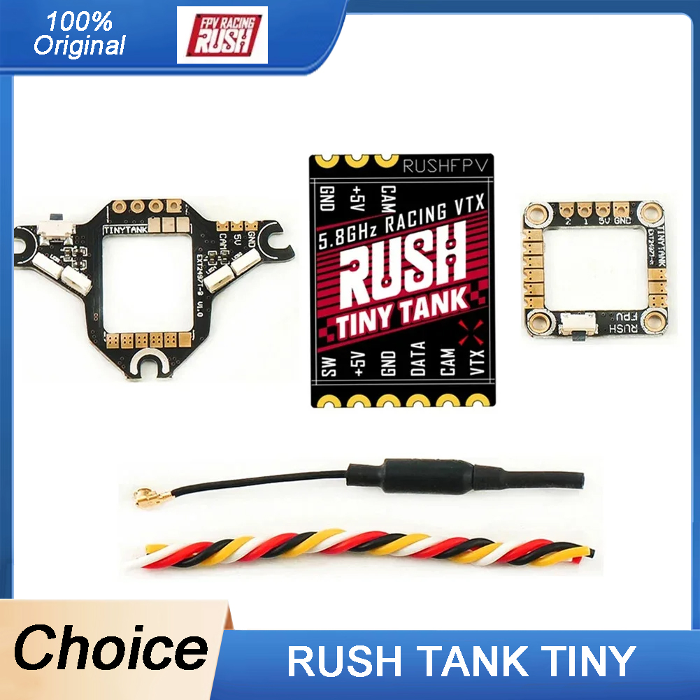 Analog Fpv Transmitter - RUSHFPV Tiny Tank VTX 5.8GHz 350mW