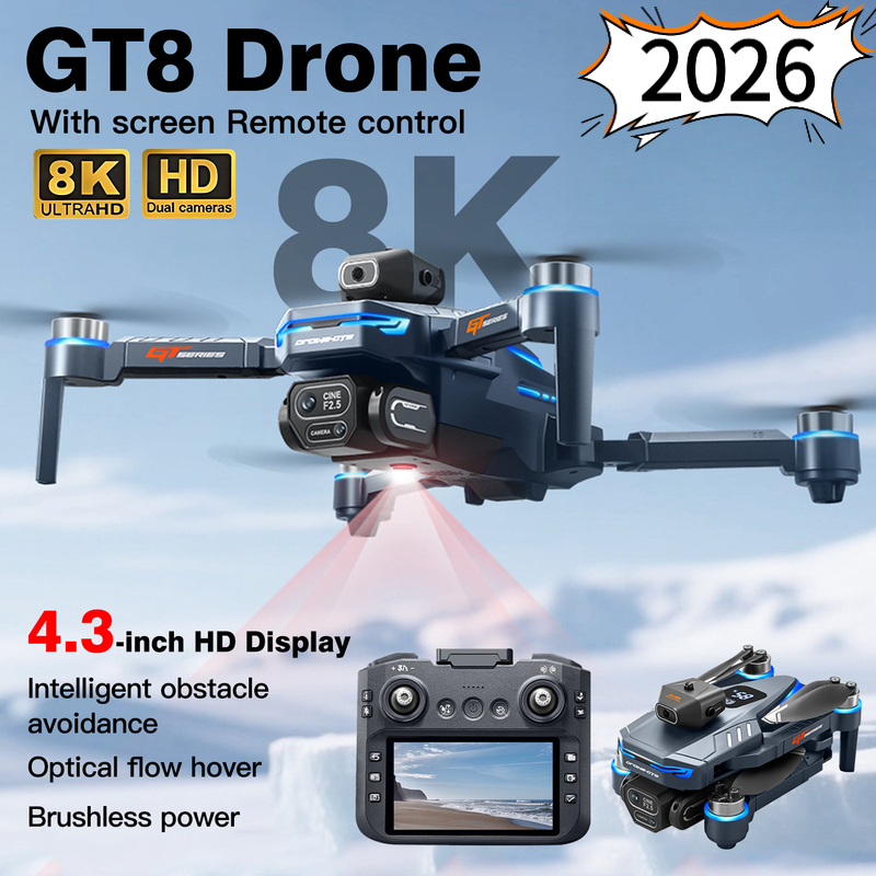 Drone Gt8 Rc - 2026 Neue GT8 Drohne 8K Professionelle