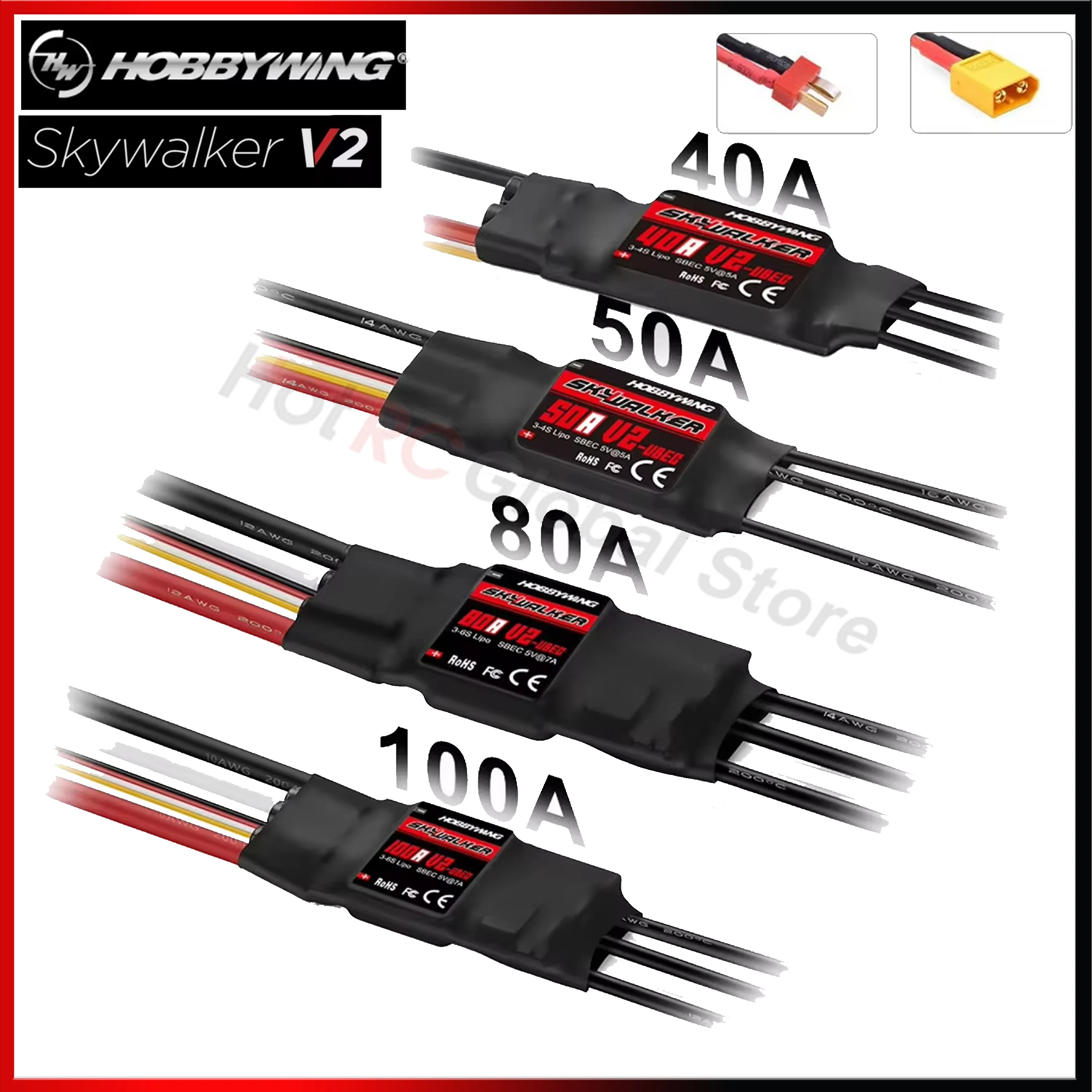 Drone Kf Rc - Hobby wing skywalker v2 serie 40a