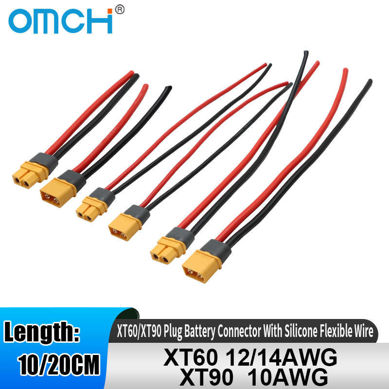 Drone Rc Link - OMCH XT60 12/14AWG XT90 10AWG Stecker
