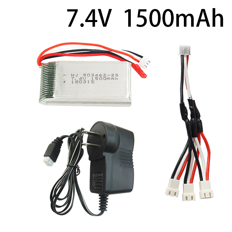 Lipo Battery Charger - 7,4 V 1500mah LiPo Batterie 903048