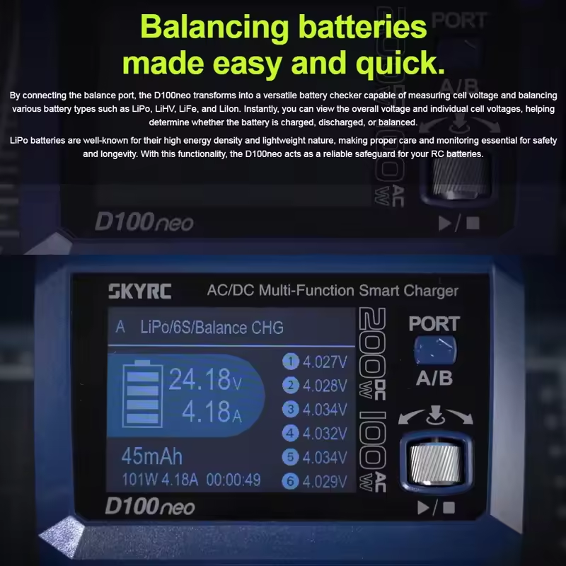 SkyRC D100neo Smart Lipo Ladeg – Lipo Battery Charger Bewertung und Preis