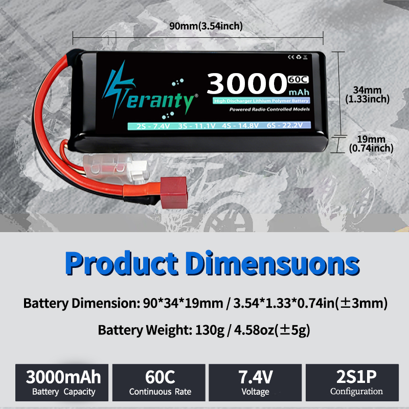 TERANTY 2S 3000mAh Lipo-Akku 7 – Drone Rc Link Bewertung und Preis