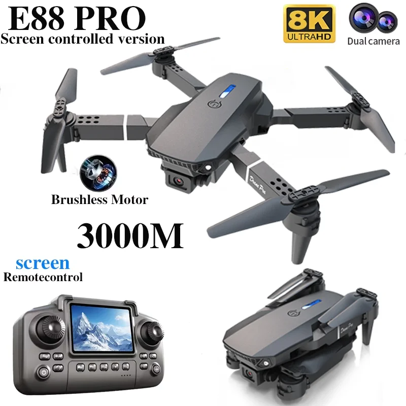 Professionelle E88 PRO Drohne  – Drone Without Rc Bewertung und Preis
