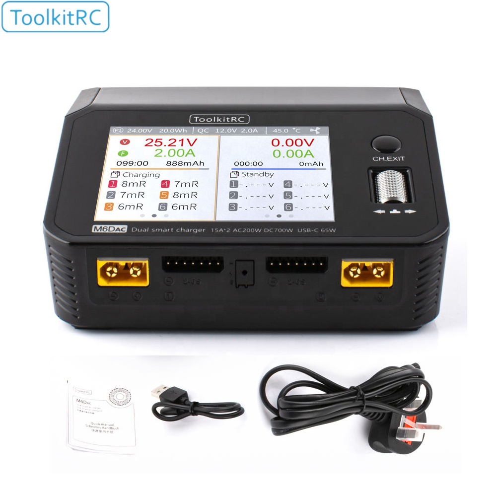 Toolkitrc M6DAC 350W X 2 USB-C – Lipo Battery Charger Bewertung und Preis