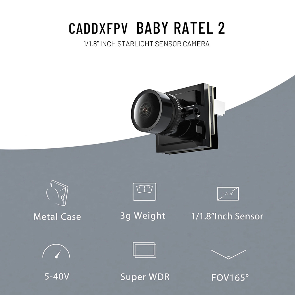 CADDX Micro FPV Kamera Ratel 2 – Drone Rc Camera Bewertung und Preis