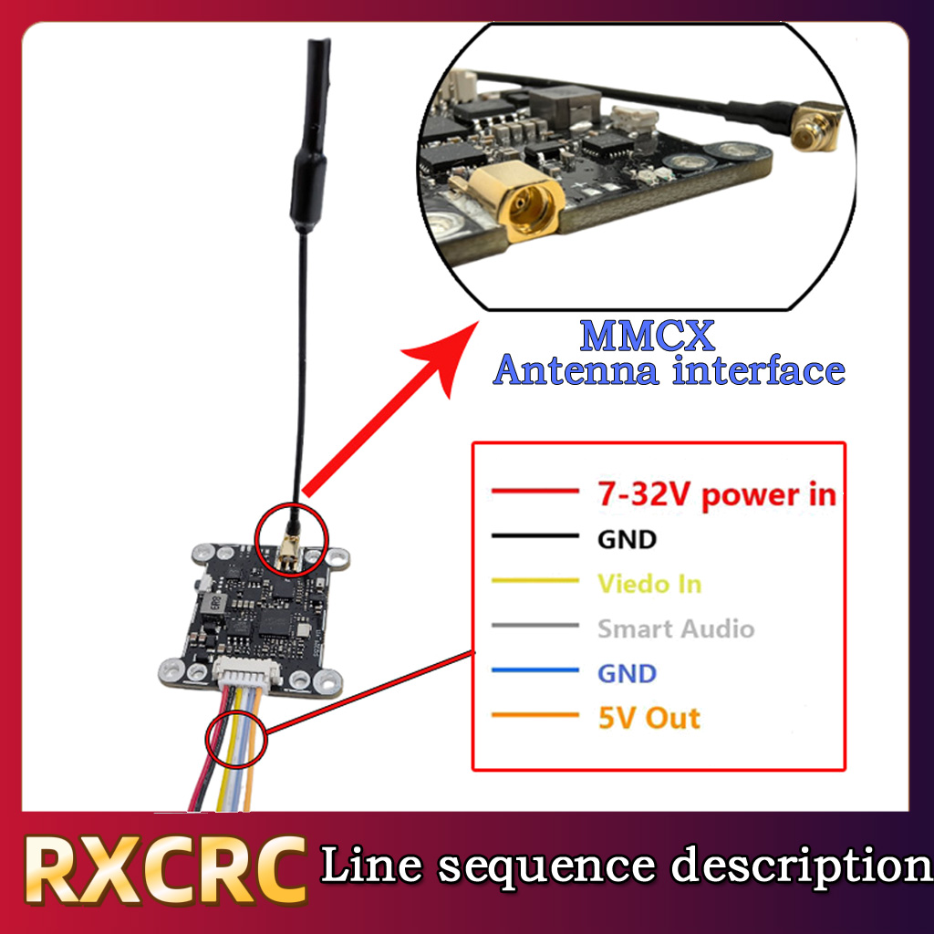RXCRC 5,8G Modul 48CH 1,6 W VT – Drone Rc Camera Bewertung und Preis