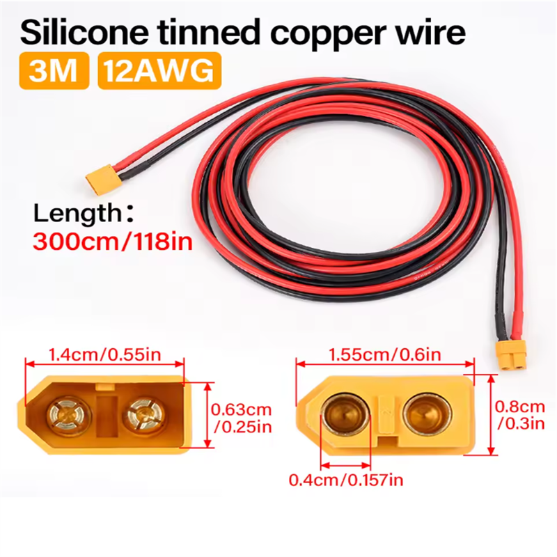 12AWG XT60 Männlich Weiblich U – Drone Rc Link Bewertung und Preis