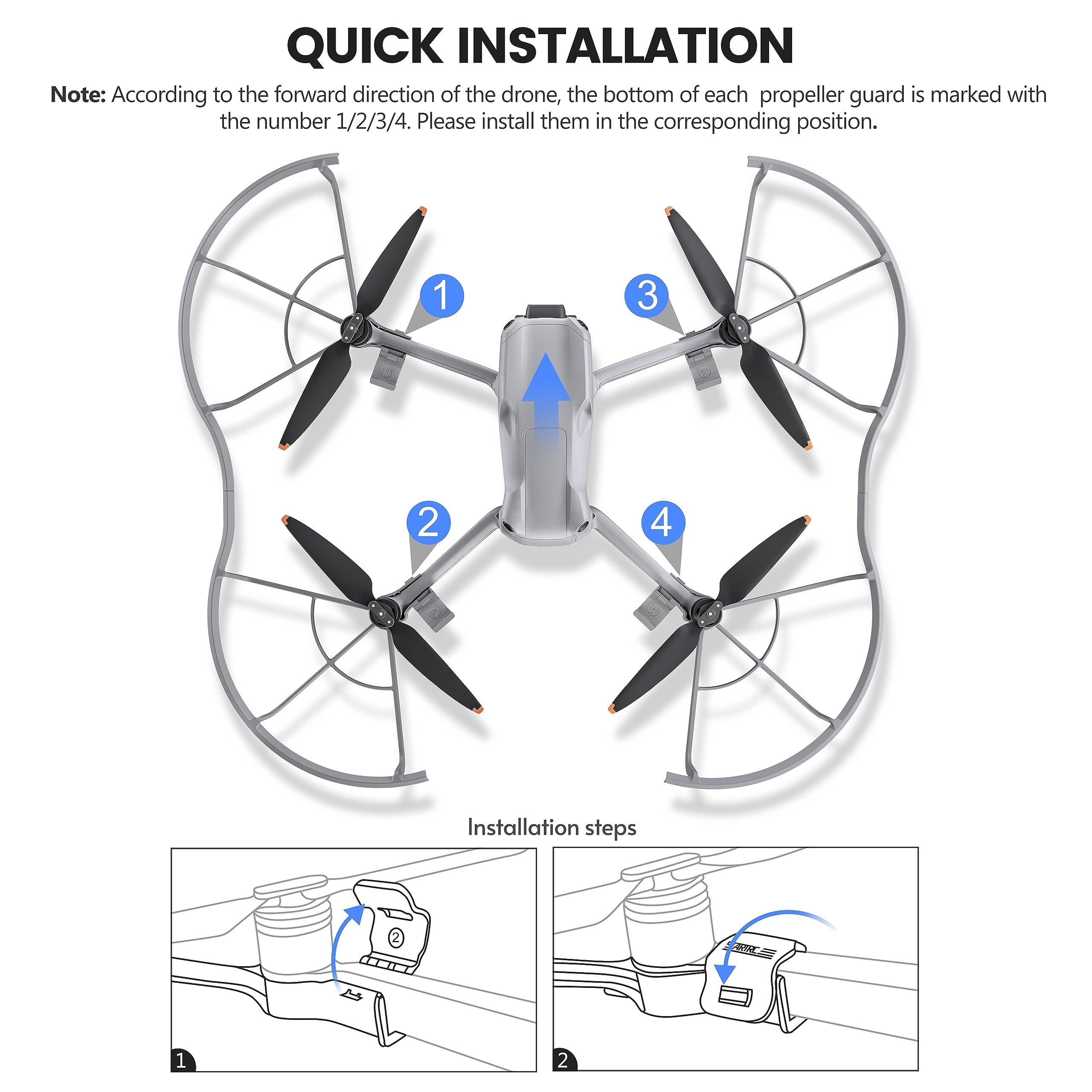 STARTRC Air 3S Propellerschutz – Drone Propeller Guards Bewertung und Preis