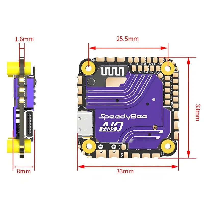 SpeedyBee F405 AIO Flugcontrol – Drone Rc Racing Bewertung und Preis