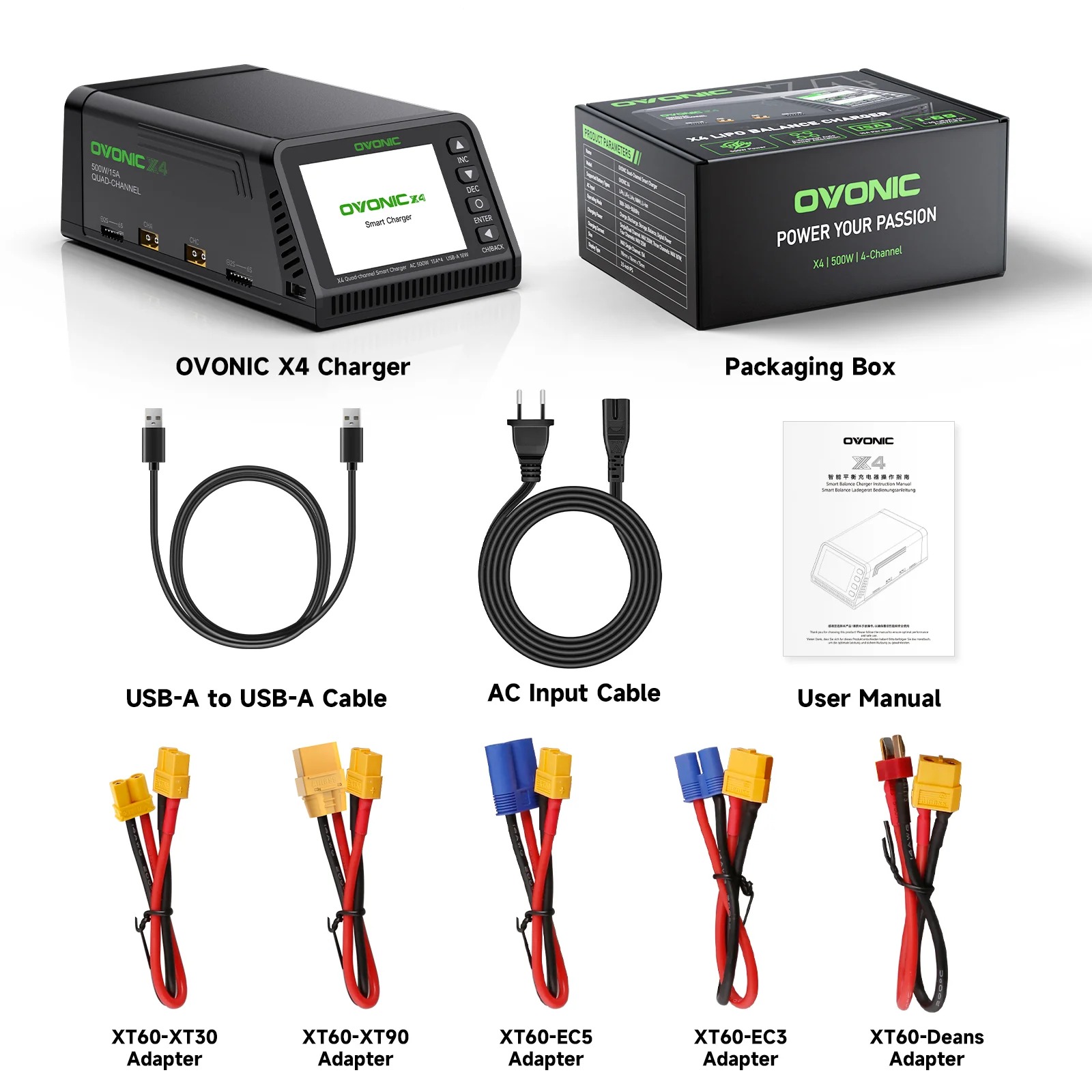 Ovonic X4 AC500W 4-Kanal Smart – Drone Smart Rc Bewertung und Preis