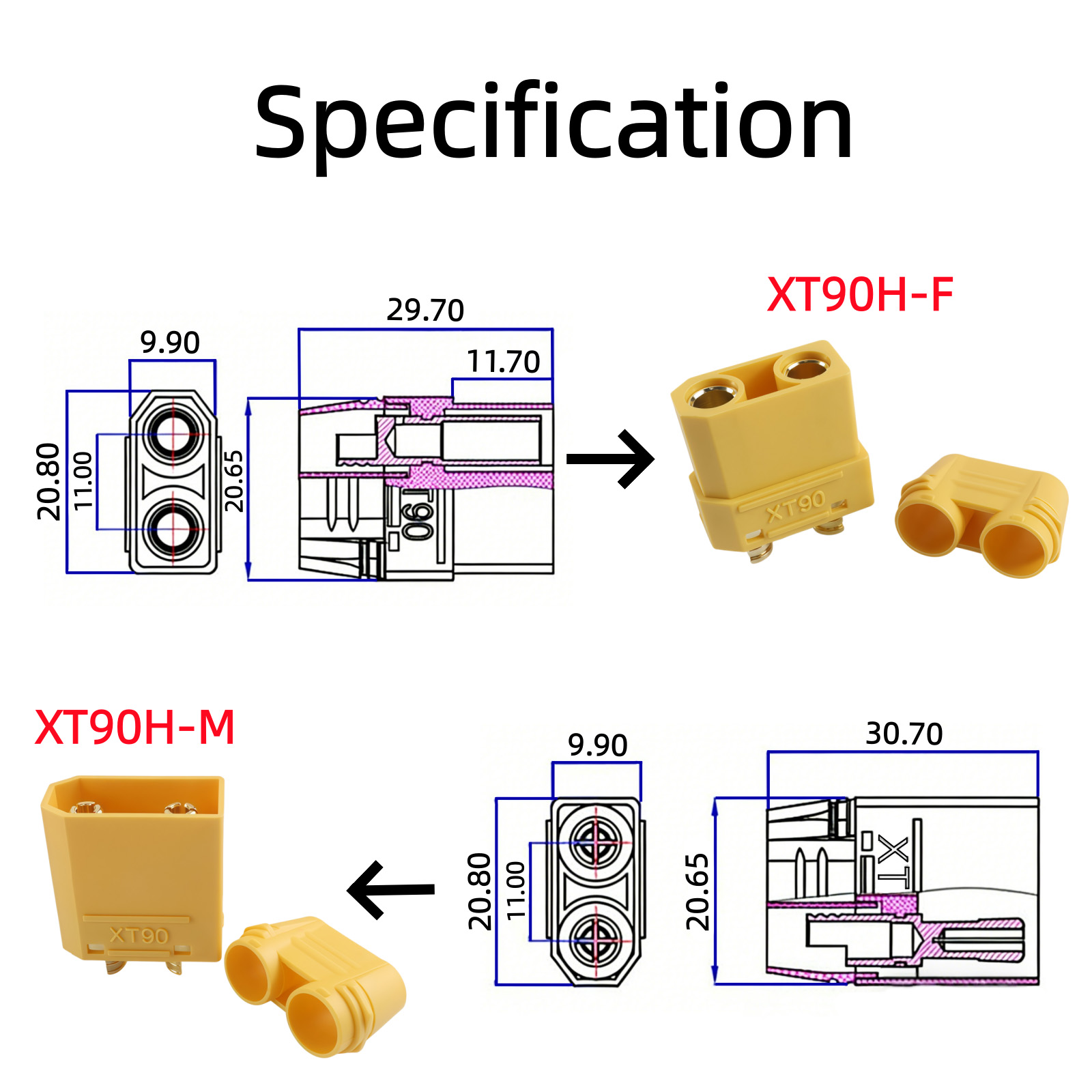 XT90 Stecker und Buchse Schwei – Drone Rc Link Bewertung und Preis