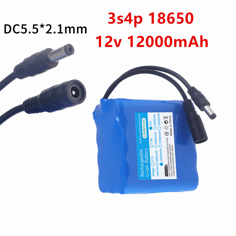 12V 12000mAh Akku 3S4P Echte K – Lipo Battery Charger Bewertung und Preis